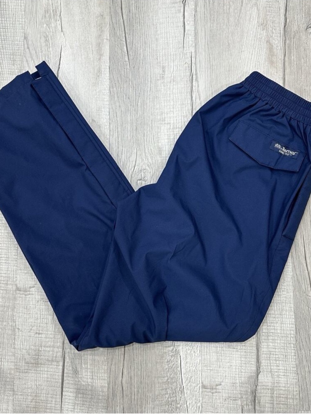 Tourney Gore-Tex Pants Mens XL Blue Golf Rain Waterproof Windproof Ankle Zip